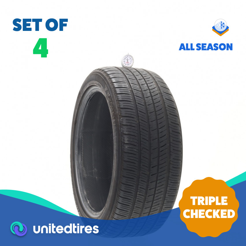 Set of (4) Used 235/45R18 Yokohama Avid Ascend GT 94V – 6.5-8/32