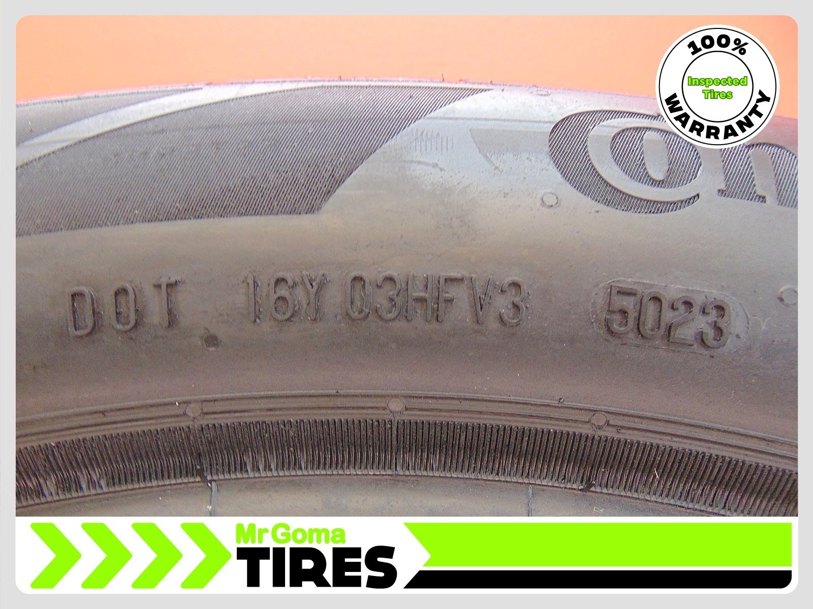 1 CONTINENTAL CROSSCONTACT RX SSR RFT MO1 XL 295/40R20 USED TIRES 7/32 TREAD