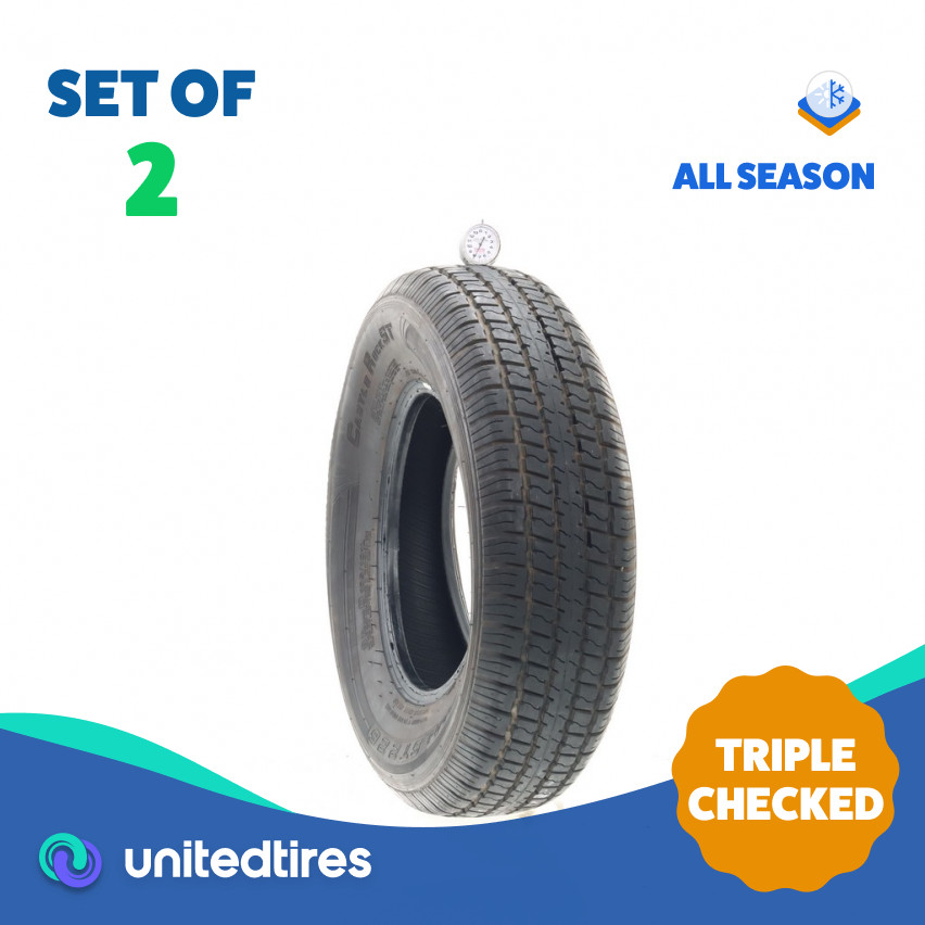 Set of (2) Used ST 205/75R14 Castle Rock ST226 105/101L – 7.5/32