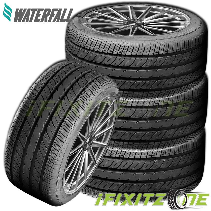 4 WaterFall Eco Dynamic 195/65R15 95V Tires, All Season, Performance, 45K MILE