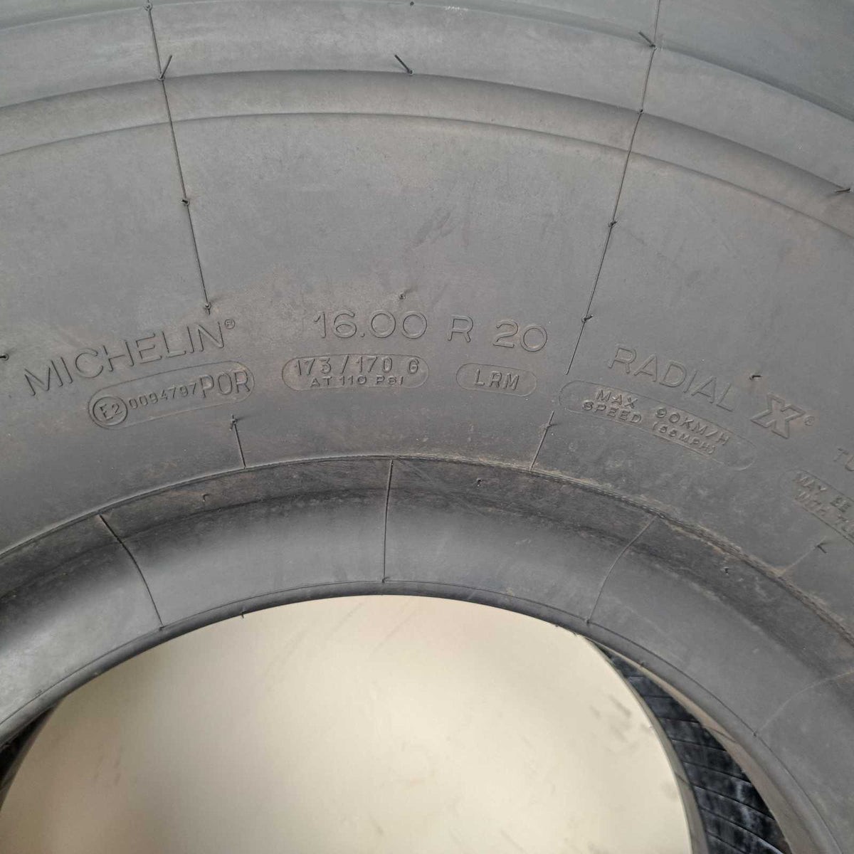 16.00R20 Michelin XZL Used