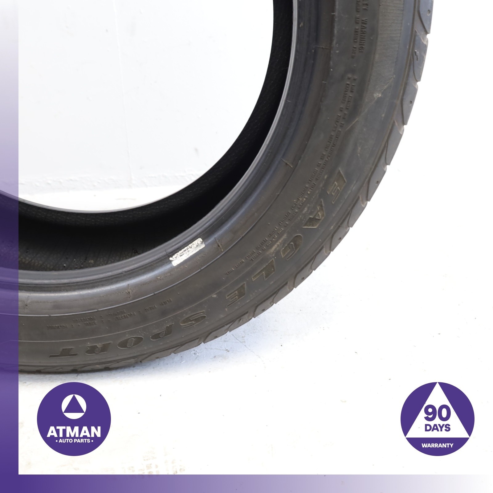 255/50R19 Goodyear Eagle Sport All Season 255 50 19′ 107V DOT 3222 Tire