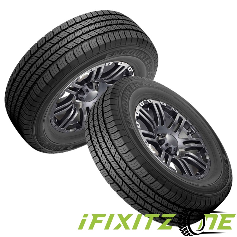2 Sumitomo Encounter HT2 285/45R22 114H All Season Tires 640AA UTQG 60K Mileage