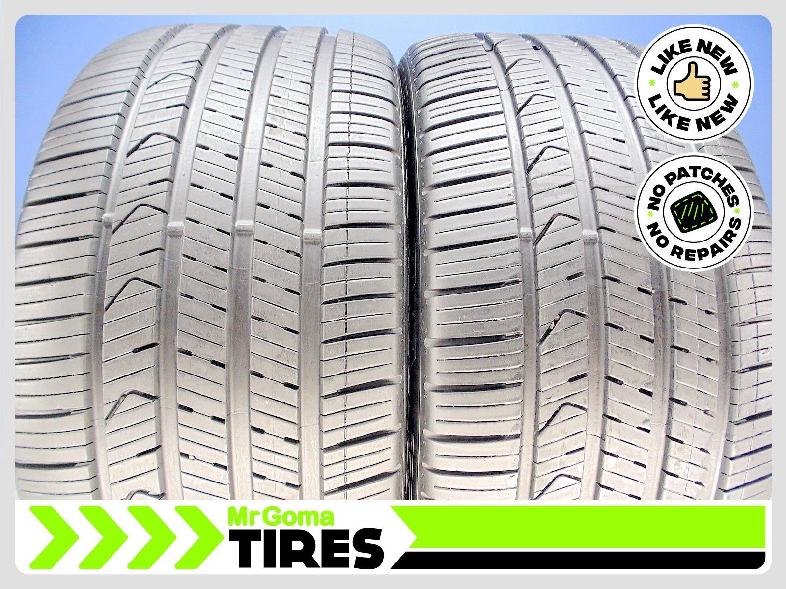 2 PIRELLI SCORPION ZERO AS PLUS 3 ELECT 285/35R22 USED TIRES 9.1/32TREAD 2853522