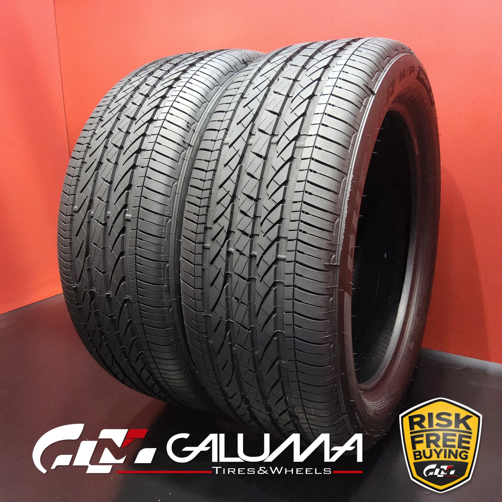 Set of 2 Tires Bridgestone Dueler H/P Sport AS RFT Run Flat 245/50R19 105H 94392