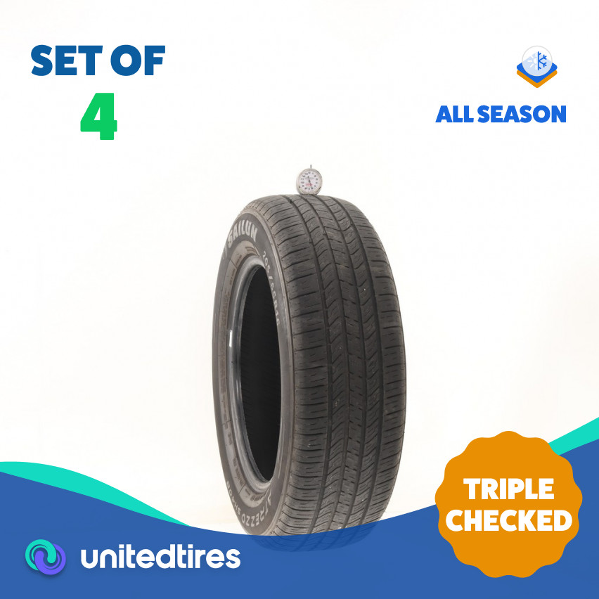 Set of (4) Used 205/65R16 Sailun Atrezzo SH408 95H – 6-7.5/32