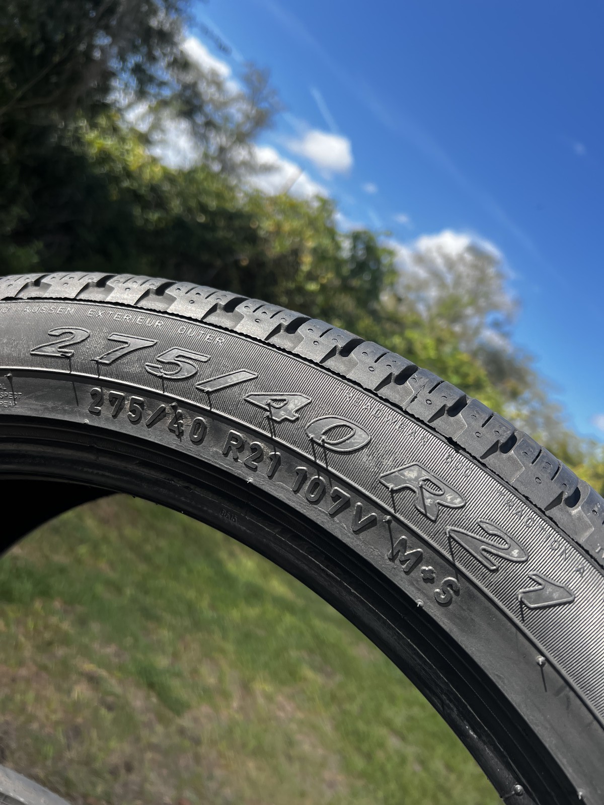 1 Tire Pirelli Scorpion Verde VOL 275/40R21 107V DOT.0124 8.75/32