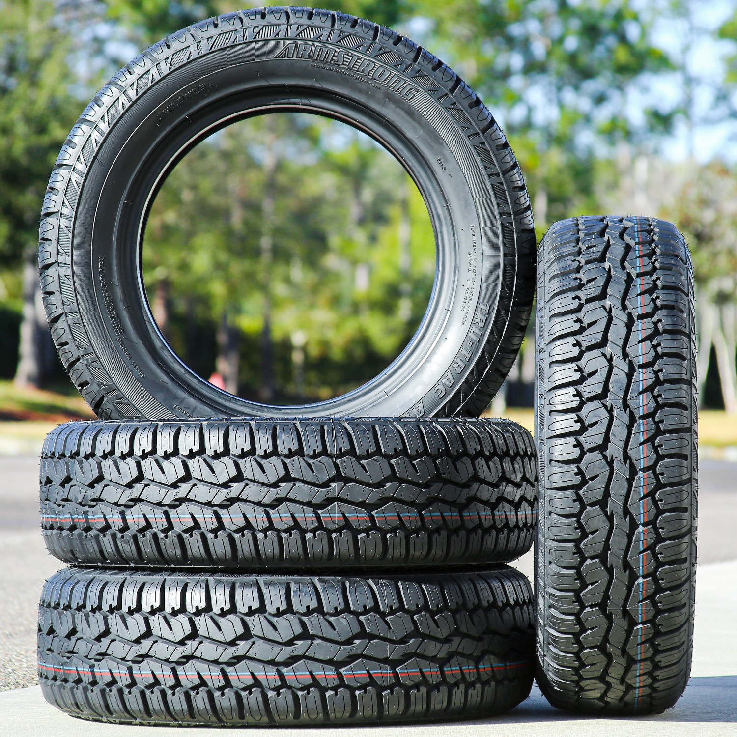4 Tires Armstrong Tru-Trac AT LT 31X10.50R15 Load C 6 Ply A/T All Terrain