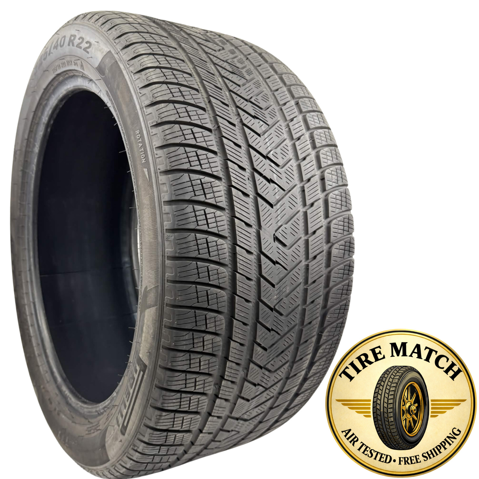 Used 325/40R22 Pirelli Scorpion Winter MO 114V 6/32 (DOT 25)