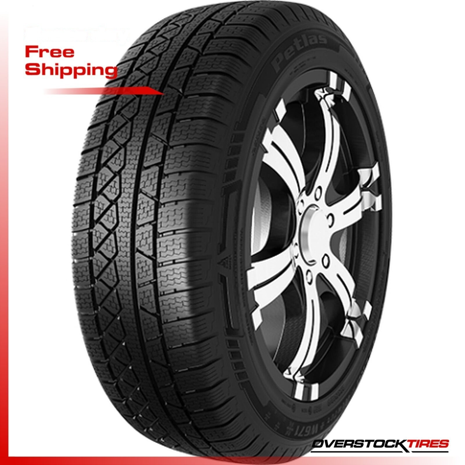 1 NEW 235/60R18 Petlas Explero Winter W671 107H (DOT:5023) Tire 235 60 R18