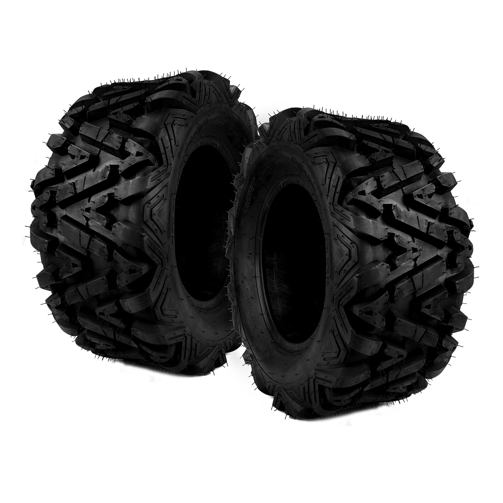 2PCS ATV TIRES 25×10-12 UTV All Terrain Tires 25 10 12 25x10x12 6 Ply