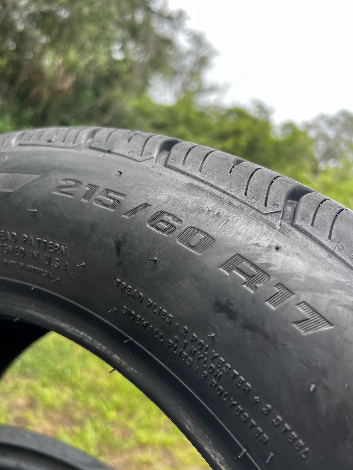 Tire New BFGoodrich Advantage Control 215/60R17 96H DOT.1125 11/32 New