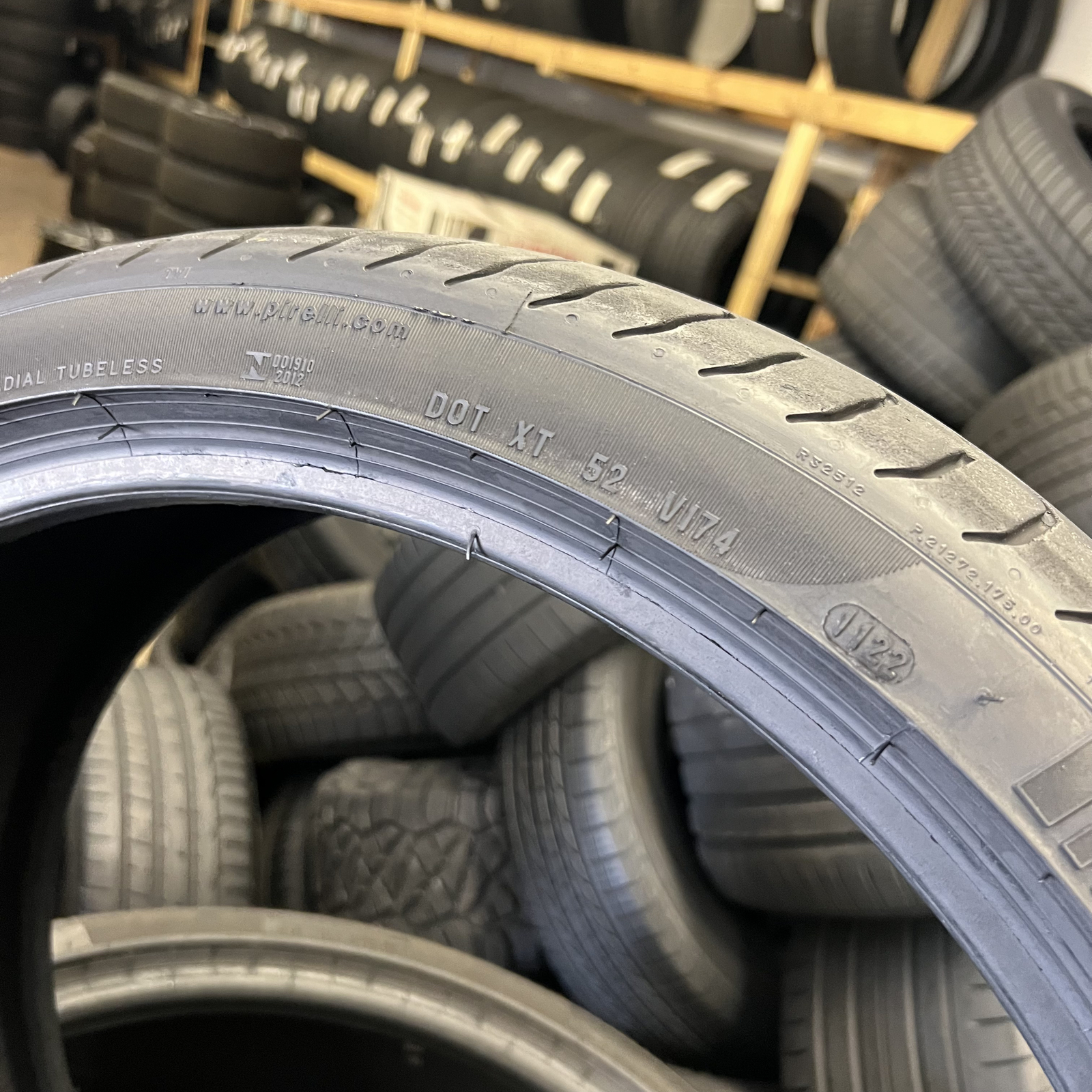 1 Tire Pirelli P Zero N1 245/35ZR20 91Y DOT.1122 No Patch