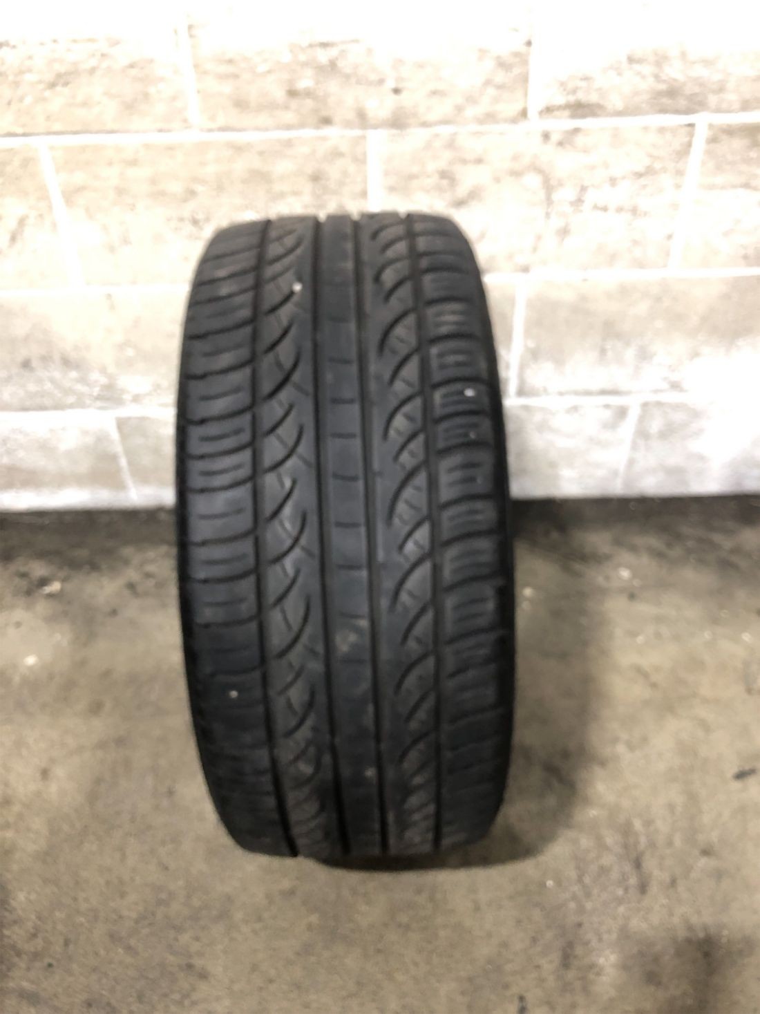 1x P245/40R18 Pirelli P Zero Nero A/S RunFlat 7/32 93 V Used Tire 2454018
