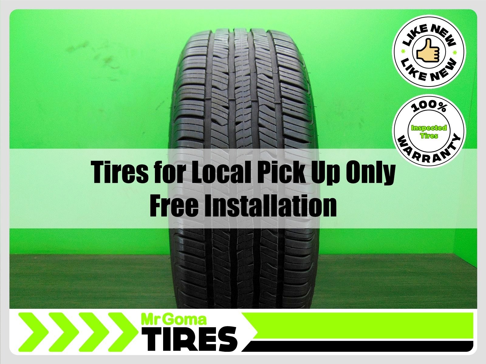 1 225/55R18 USED TIRE BFGOODRICH ADVANTAGE CONTROL ALL SEASOn 9.6/32 TREAD 98V