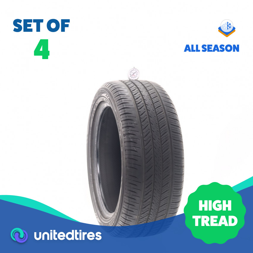 Set of (4) Used 225/50R17 Yokohama YK-GTX 98V – 9-10/32