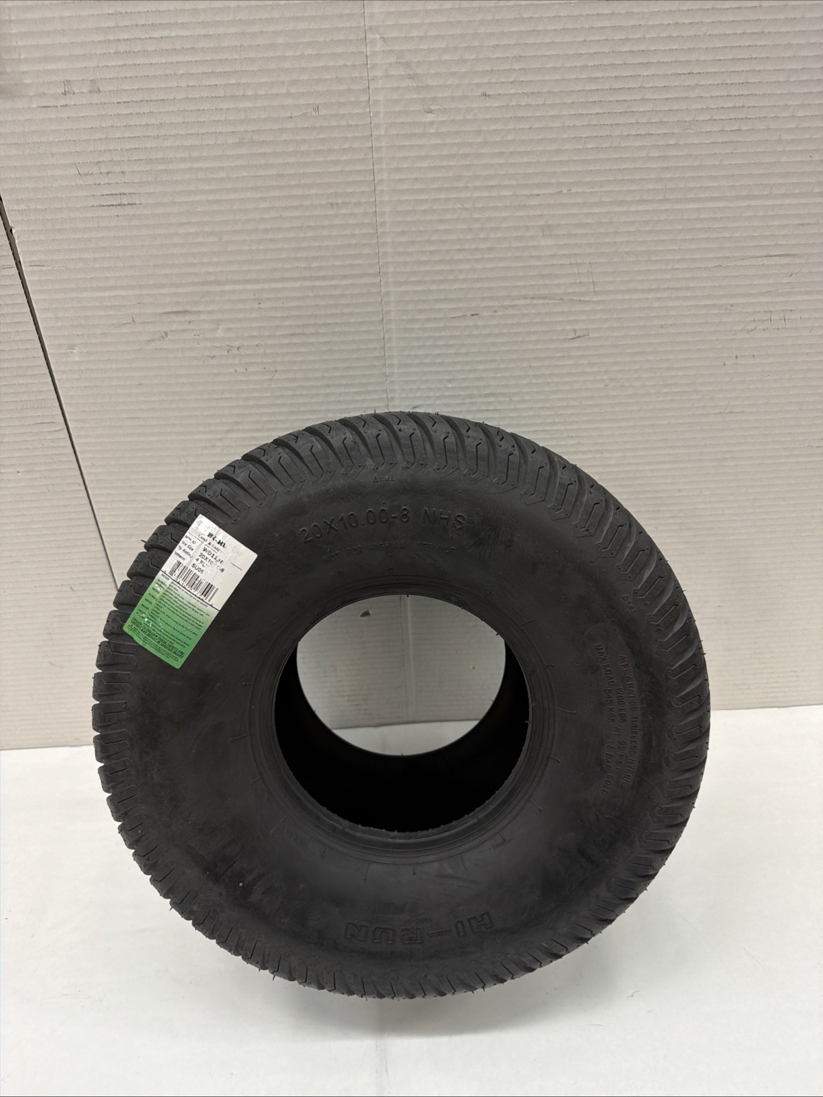 Tire Hi-Run SU05 20X10.00-8 Load 4 Ply Lawn & Garden