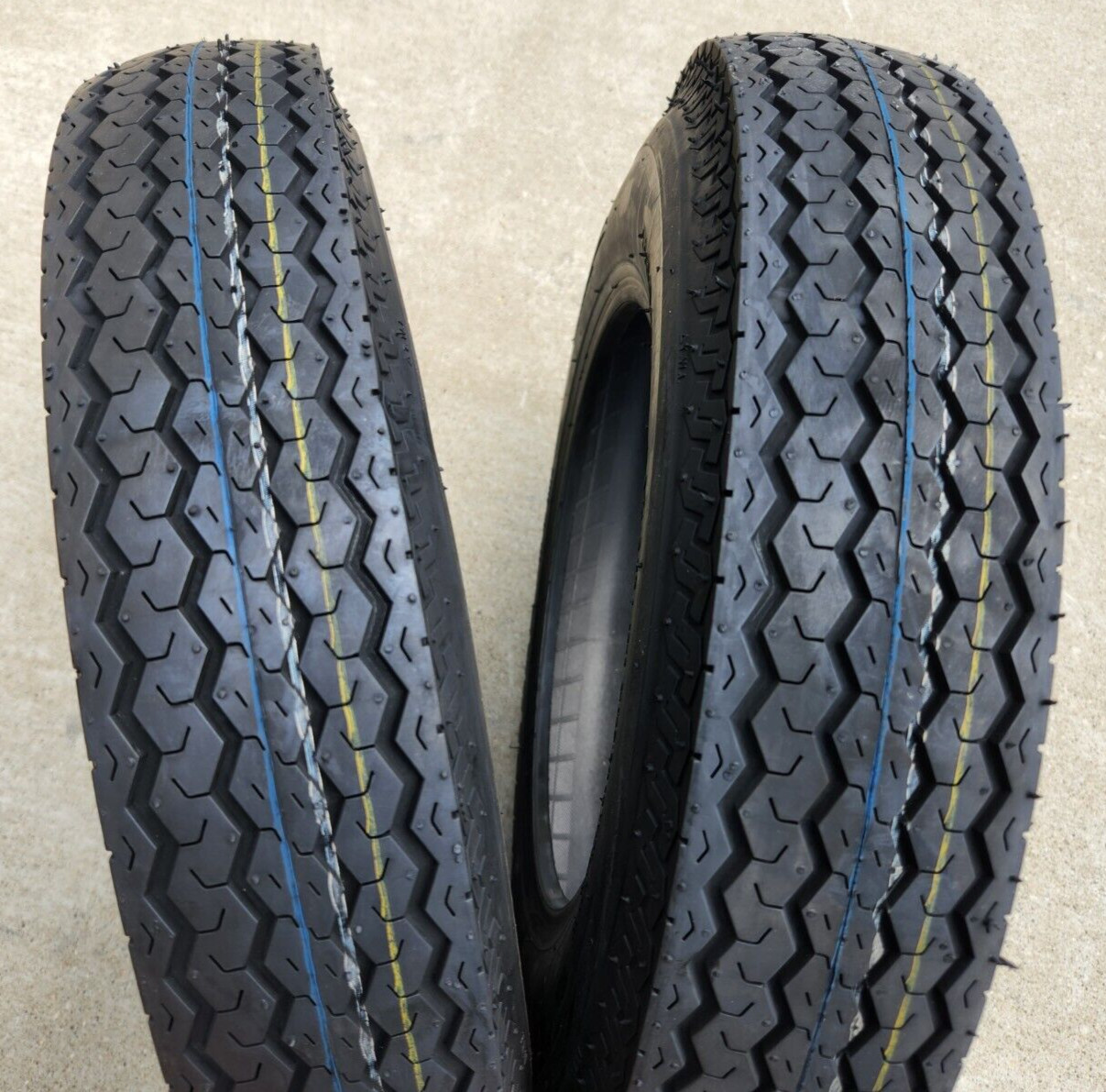 2 – 5.30-12 8 Ply Deestone D901 Boat Trailer Tires Boat Camper Skidoo 5.3-12 8P