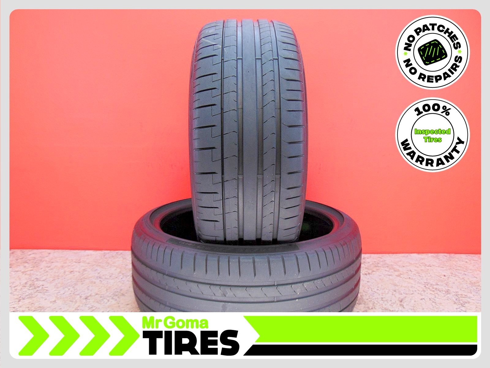 2 PIRELLI P ZERO TM PZ4 NA1 XL 245/35ZR20 USED TIRES 7.3/32 TREAD 91Y 2453520