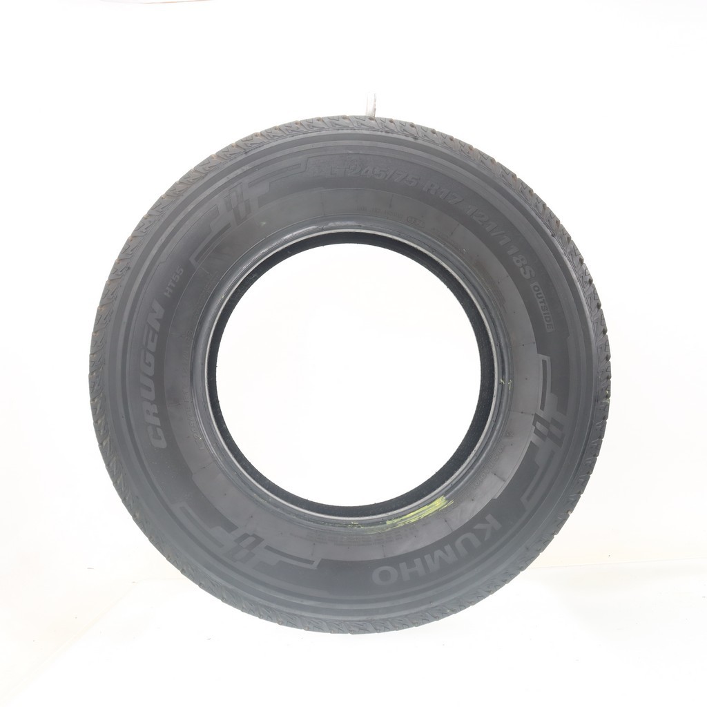 Used LT 245/75R17 Kumho Crugen HT55 121/118S – 11/32