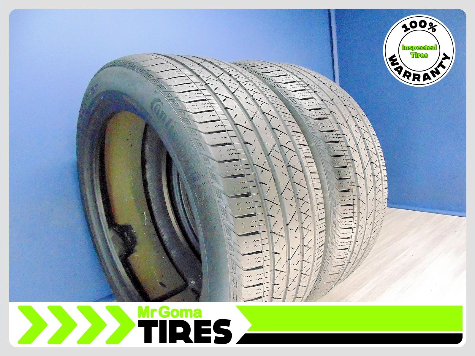 2 CONTINENTAL CROSSCONTACT LX SPORT T1 275/45R20 USED TIRES 7.3/32 TREAD 2754520