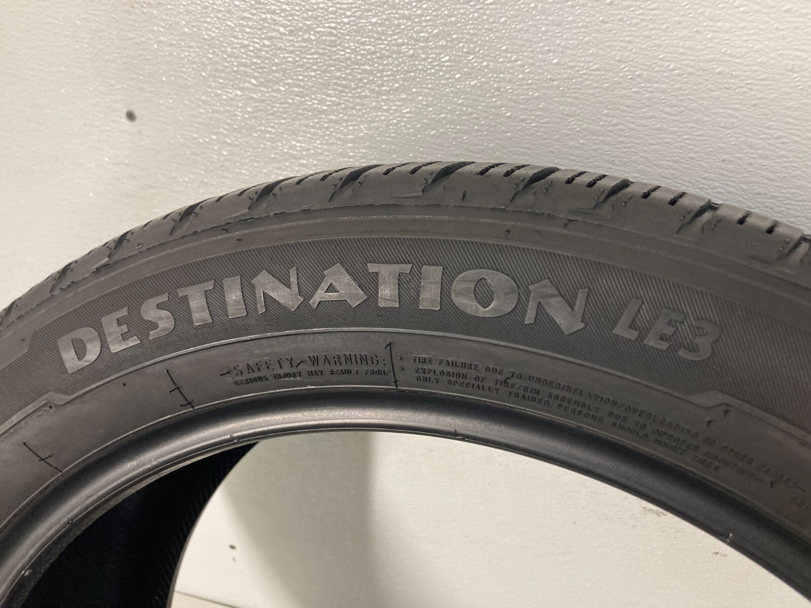 2 Tires 235 50 19 Firestone Destination LE3 (55-70% Tread) 99H NO REPAIRS