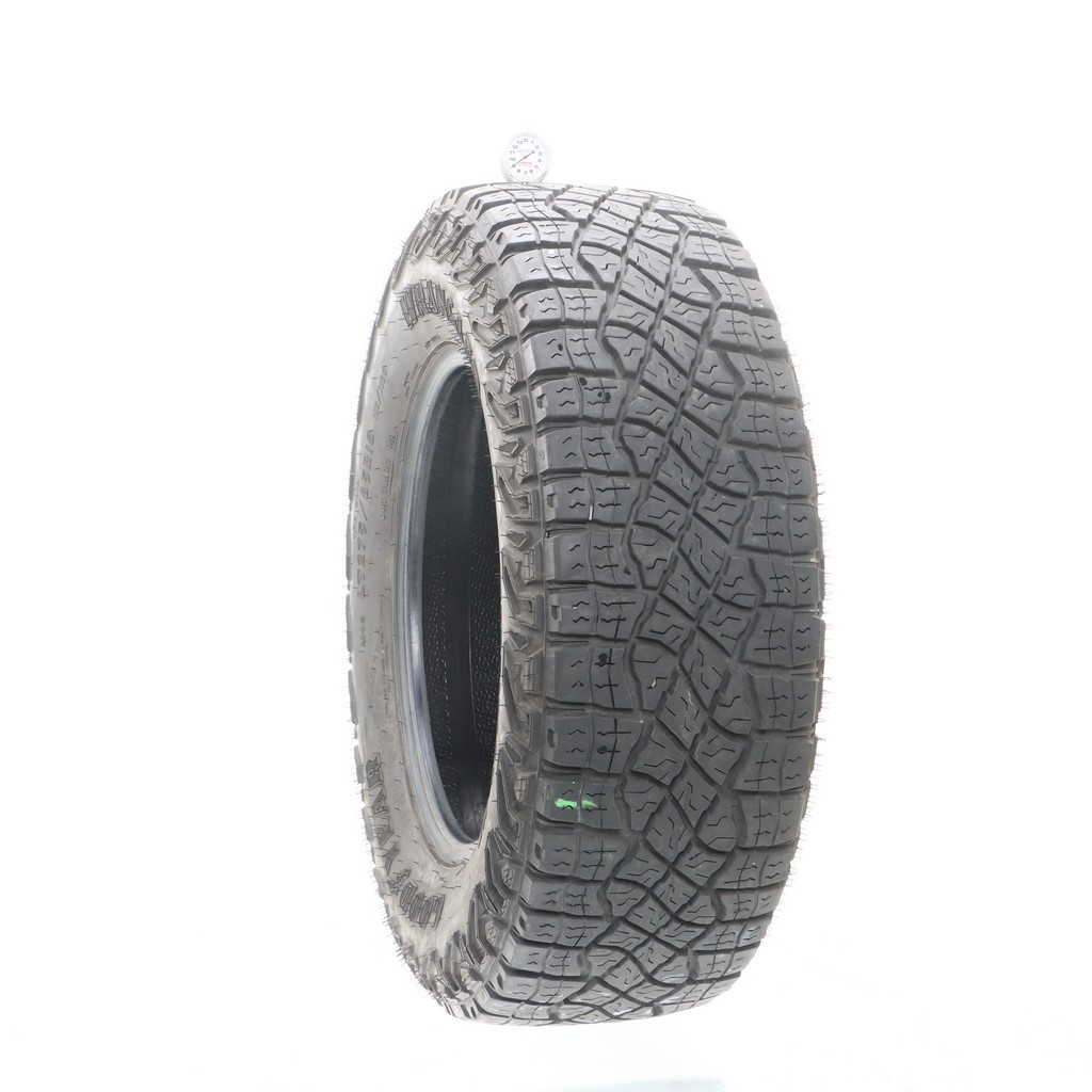 Set of (4) Used LT 275/65R18 Goodyear Wrangler Territory MT 113/110Q – 9-10/32