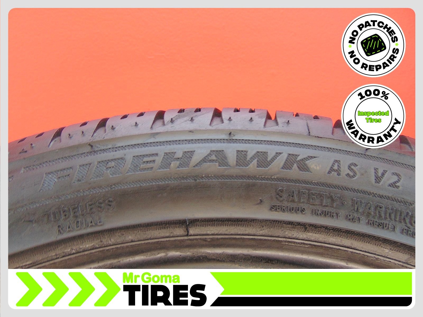 2 FIRESTONE FIREHAWK A/S V2 XL 215/45R18 USED TIRES 8.2/32 TREAD 2154518