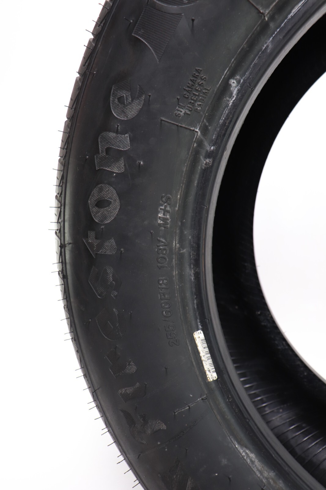 Set of 2 Used 255/60R18 Firestone Firehawk Pursuit – 108V – 9.5-10/32