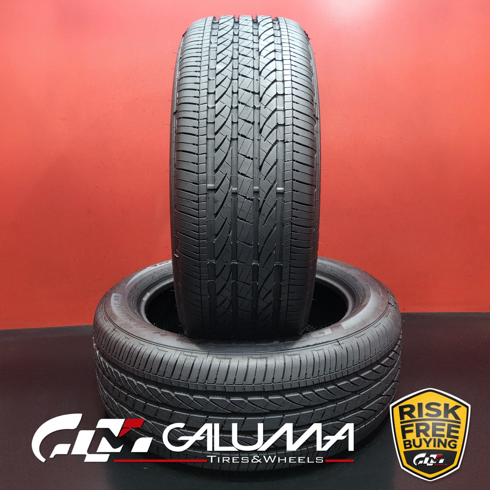 Set of 2 Tires Bridgestone Dueler H/P Sport AS RFT Run Flat 245/50R19 105H 94392