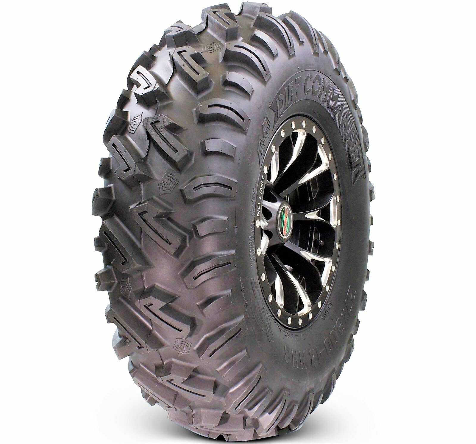 Tire GBC Dirt Commander 25×10.00-12 25×10-12 25x10x12 8 Ply AT A/T ATV UTV
