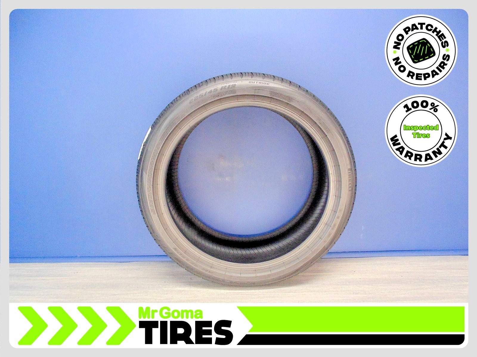 1 PIRELLI SCORPION ZERO ALL SEASON 225/45R19 USED TIRE 7.3/32 TREAD 92H 2254519