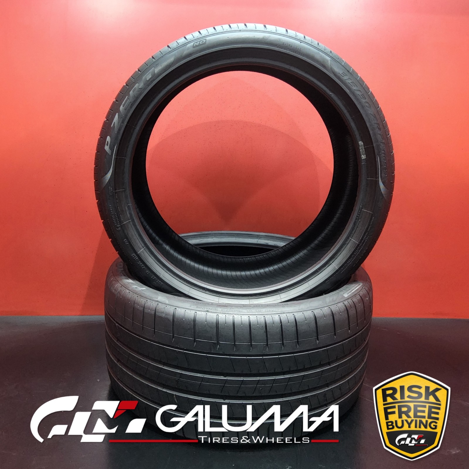 Set of 2 Tires Pirelli P Zero PZ4 XL 315/30ZR21 315/30/21 3153021 Porsche #89601