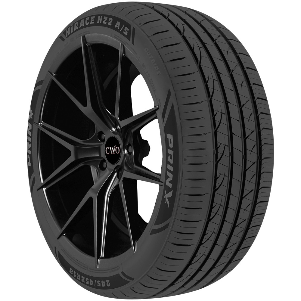 (QTY 4) 275/35R18 Prinx HiRace HZ2 A/S 99W XL Black Wall Tires