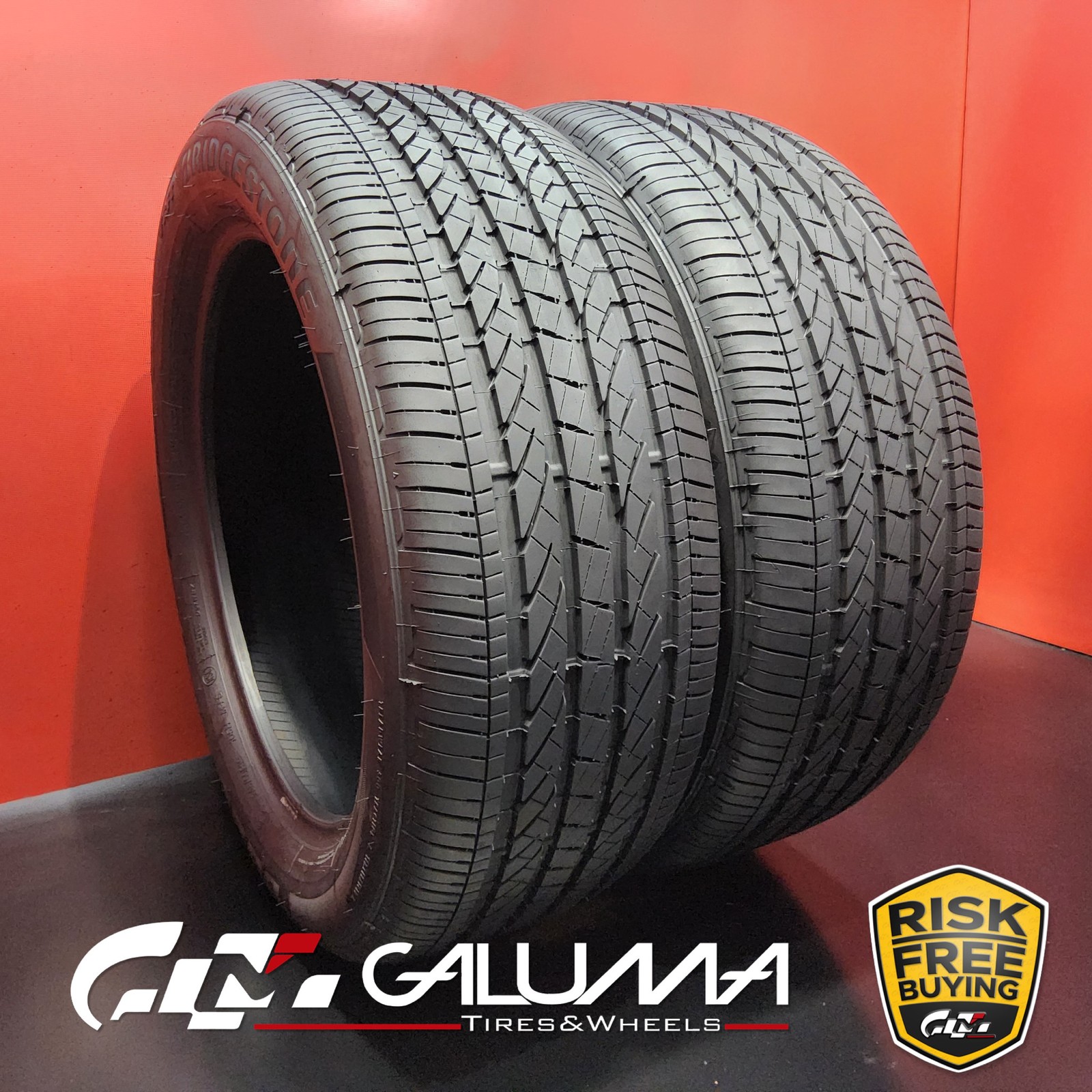 Set of 2 Tires Bridgestone Dueler H/P Sport AS RFT Run Flat 245/50R19 105H 94392