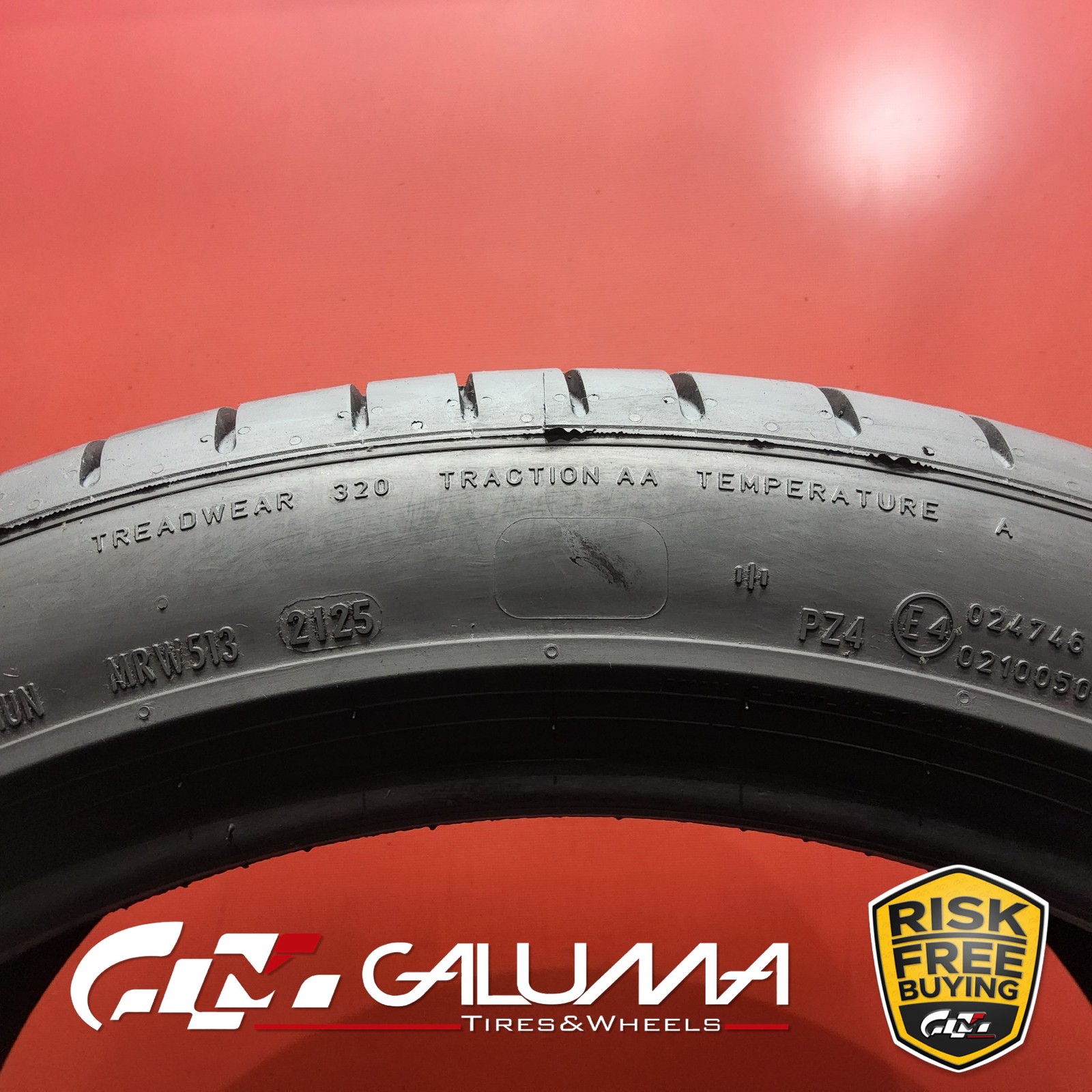 Set of 2 Tires LikeNEW Pirelli P Zero PZ4 Run Flat ★ 315/35R21 315/35/21 #94815