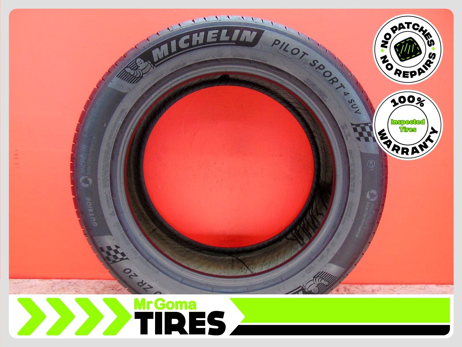 1 MICHELIN PILOT SPORT 4 SUV MO1 XL 275/50ZR20 USED TIRE 7.9/32 TREAD 113Y