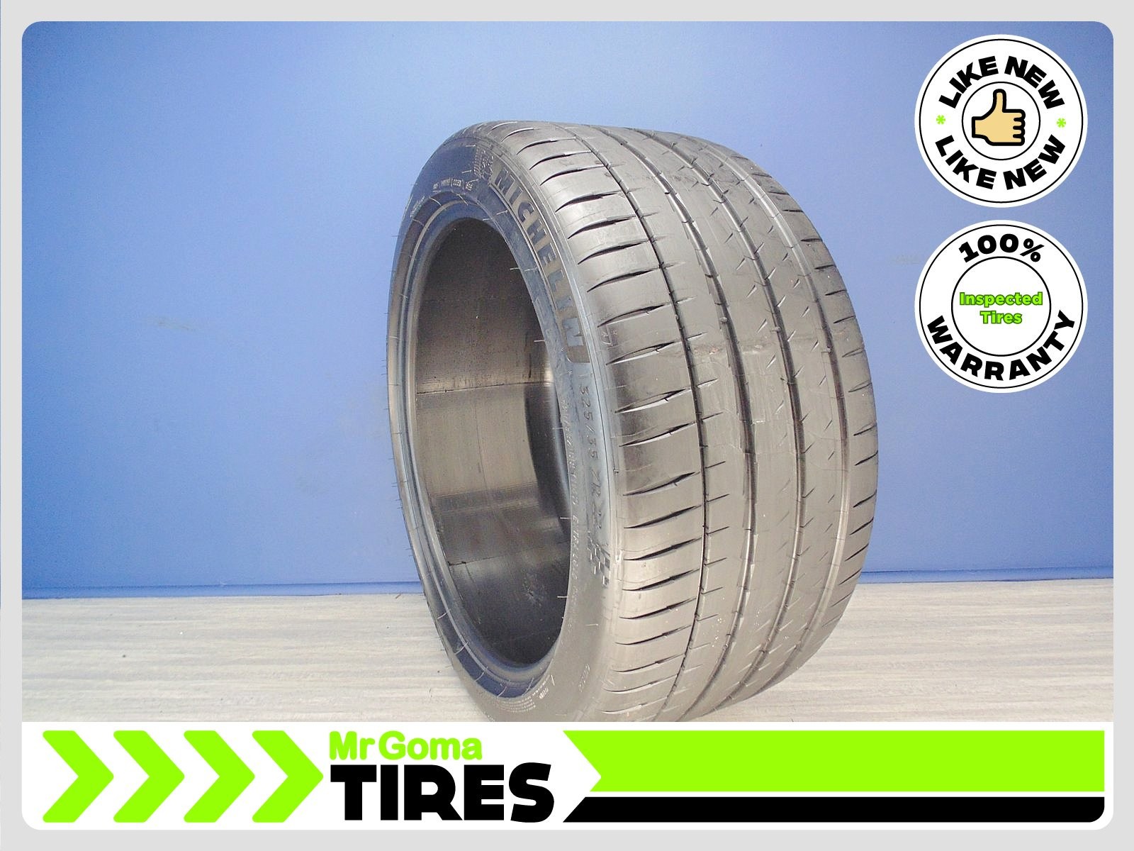 1 MICHELIN PILOT SPORT 4S MO1 XL 325/35ZR22 USED TIRE 9/32 TREAD 114Y 3253522