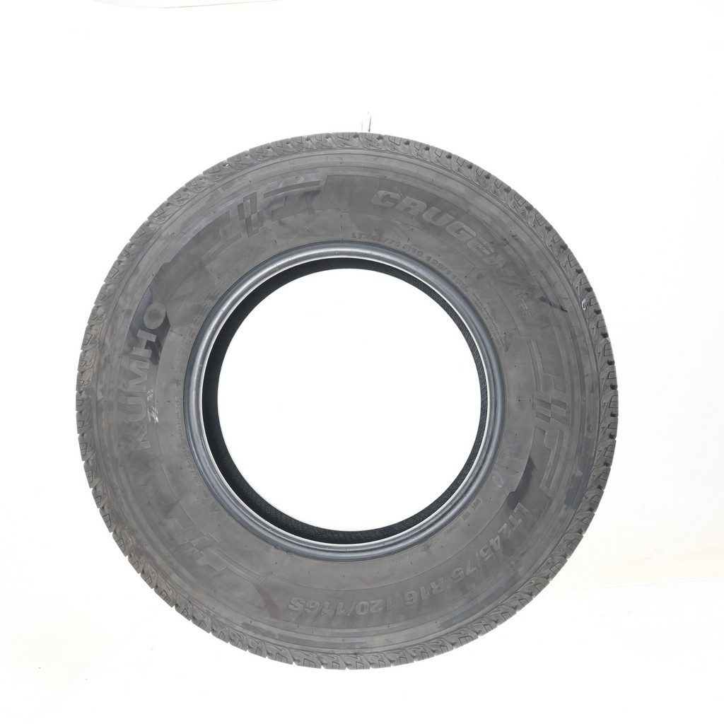 Used LT 245/75R16 Kumho Crugen HT55 120/116S – 7.5/32