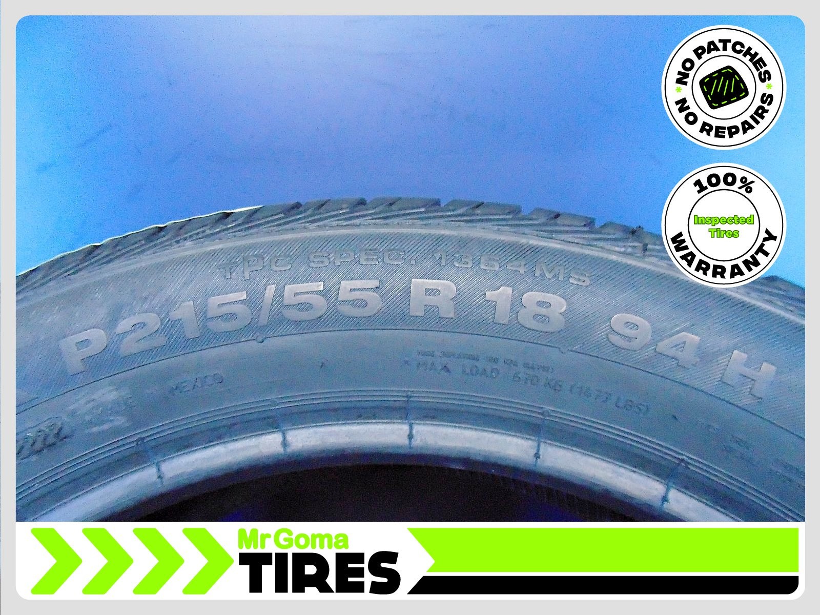 1 CONTINENTAL CONTIPROCONTACT 215/55R18 USED TIRE 8.7/32 AVG NO PATCH 2155518