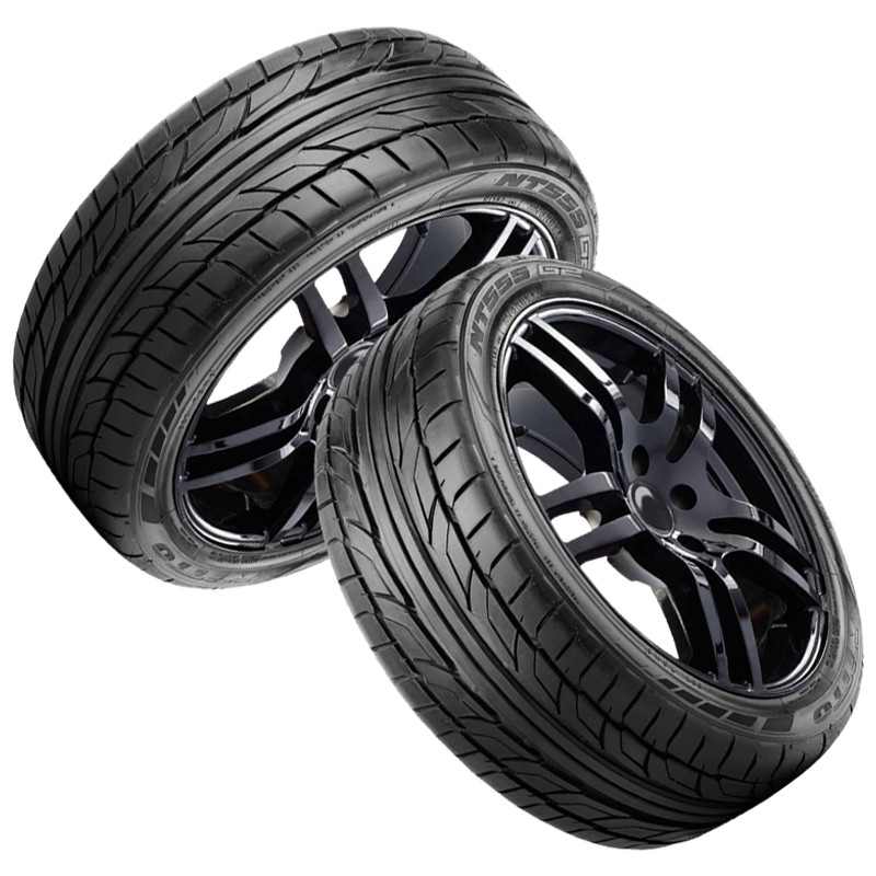 2 Nitto NT555 G2 295/40R18 103W Ultra High Performance UHP Tires ( Take Off )