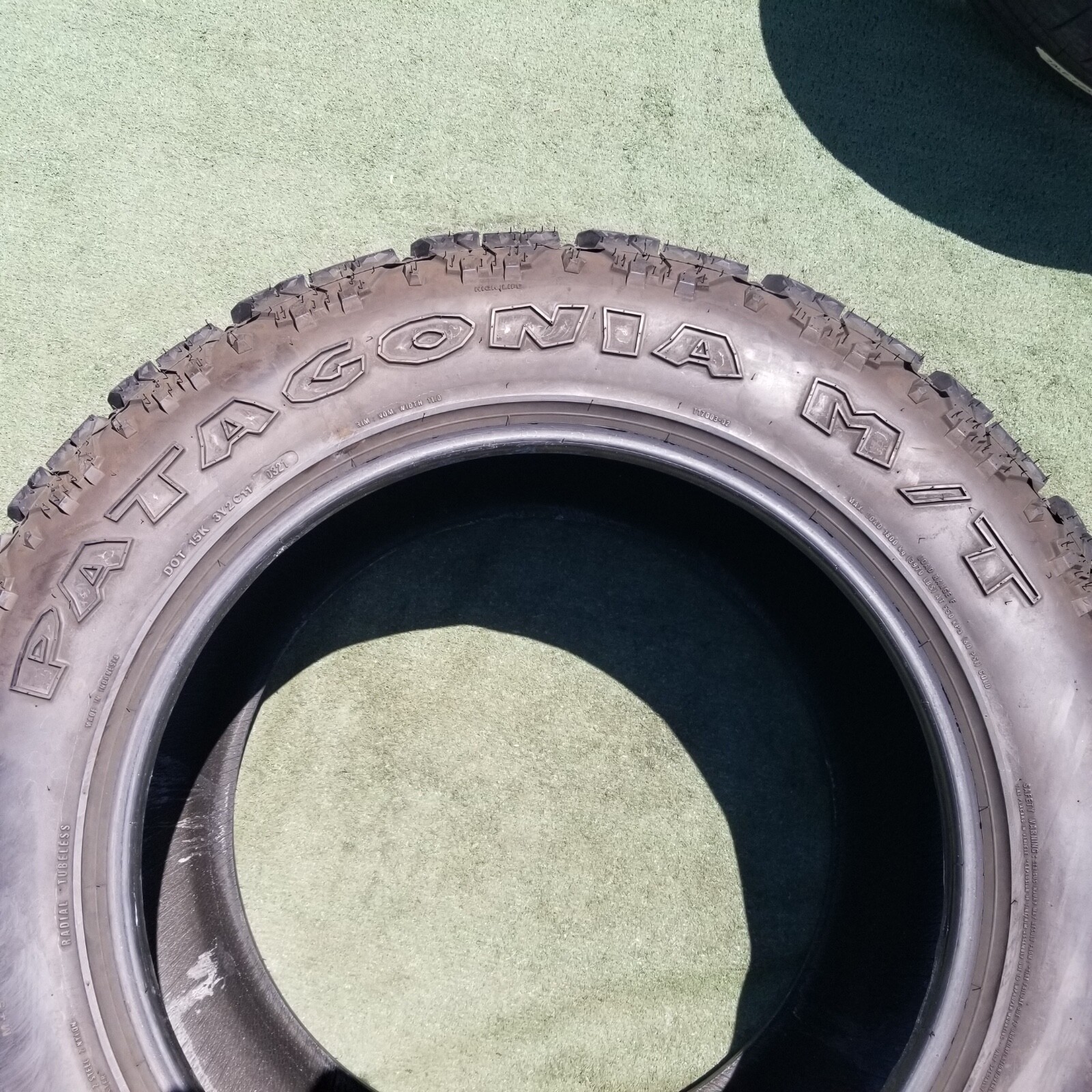 37×13.50R22 Milestar Patagonia M/T Tire 37×13.50R22LT 128Q 12PR 60% Tread 11/32