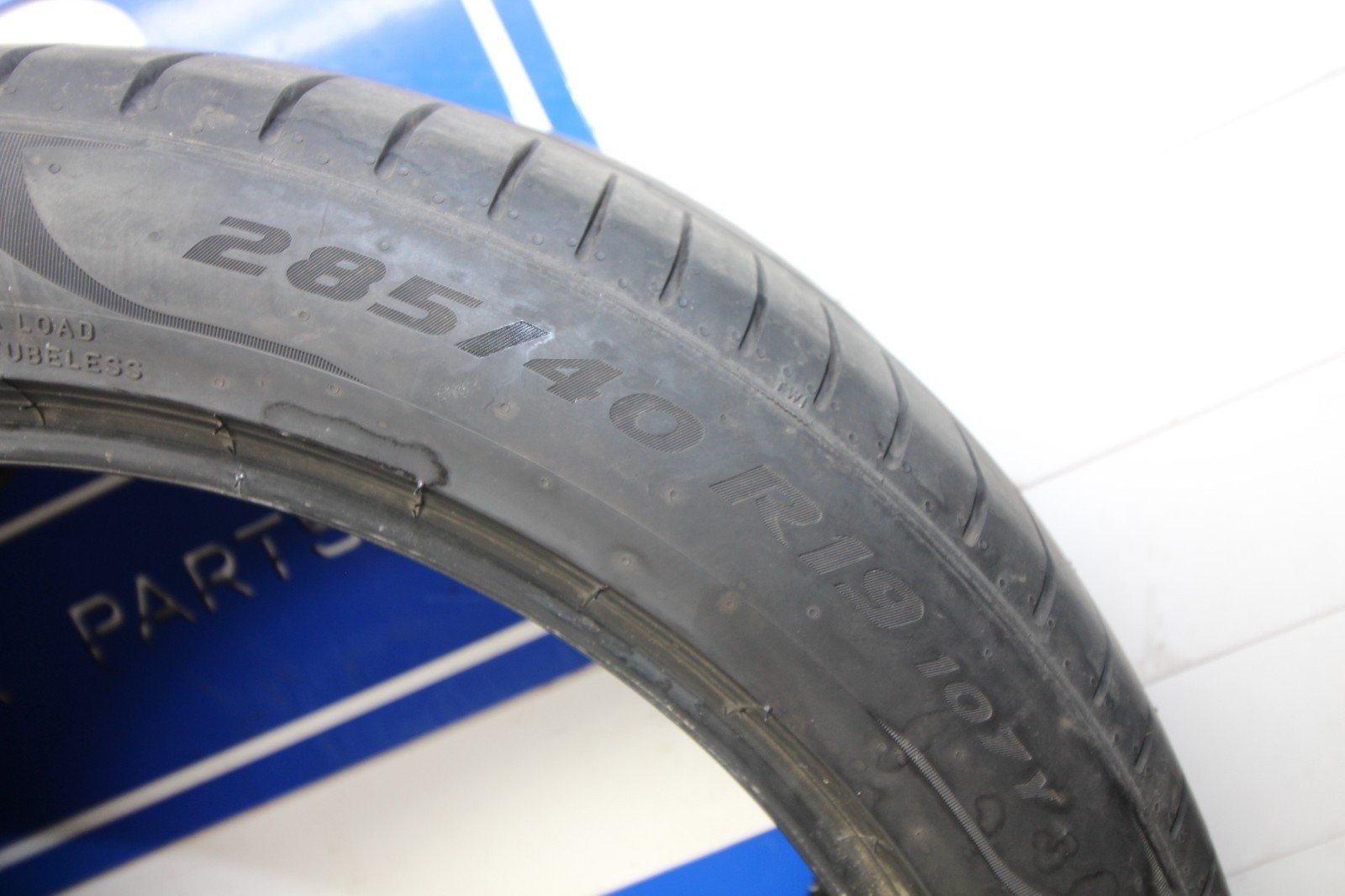 *USED* PIRELLI P ZERO 285/40R19 107Y DOT (4121) TIRE TIRES PAIR 5/32NDS TREAD