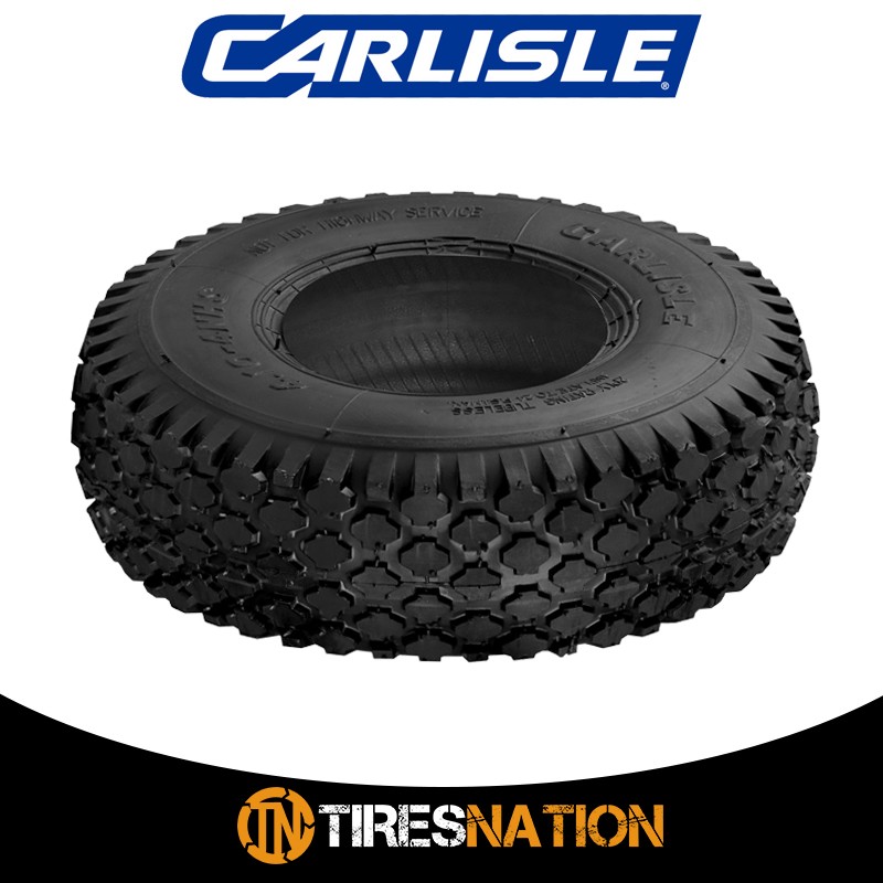 (1) New Carlisle Stud 4.80/4.00-8/2 Tires