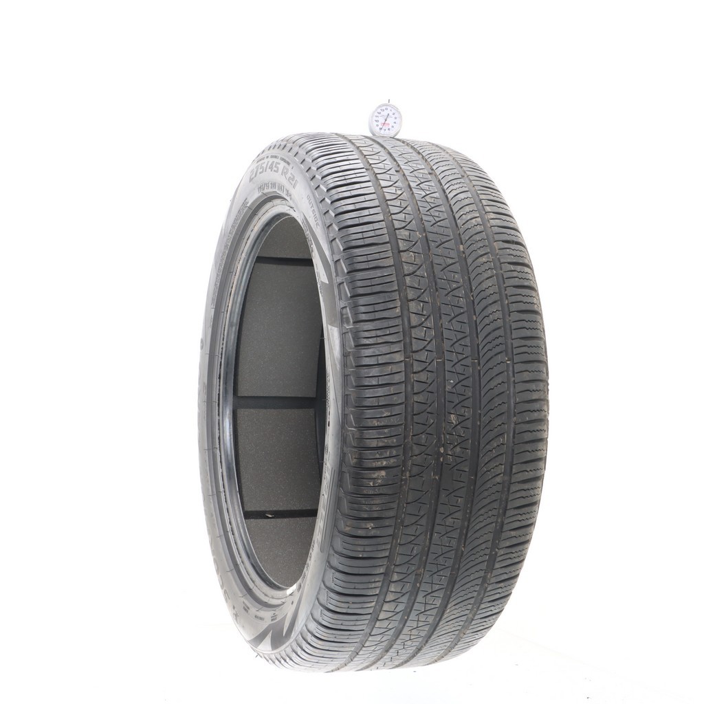 Set of (4) Used 275/45R21 Pirelli Scorpion Zero LR PNCS 110Y – 6-7.5/32