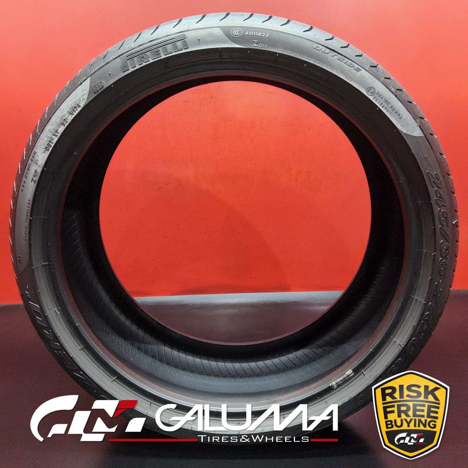 1 (One) Tire Pirelli P Zero (N1) 245/35ZR20 245/35/20 2453520 97Y #94221