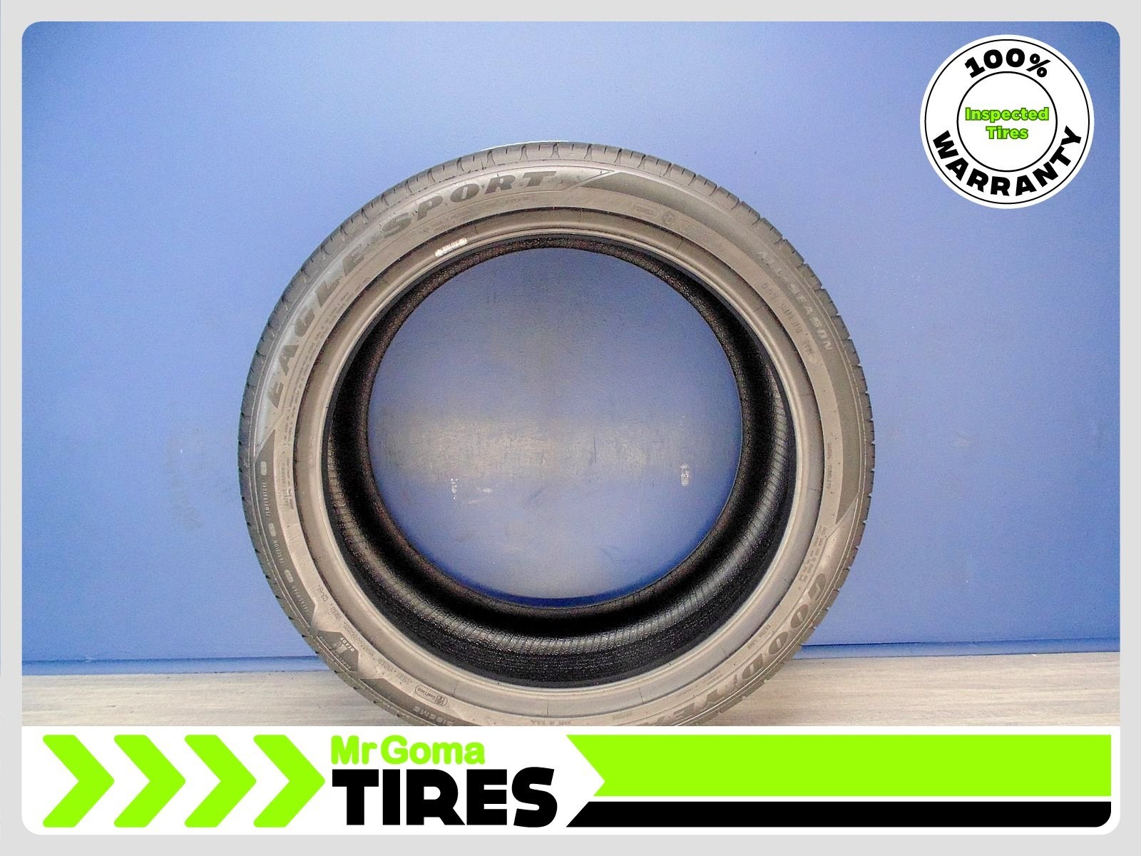 1 GOODYEAR EAGLE SPORT A/S SEALTECH XL 295/40R22 USED TIRE 7.6/32 TREAD 112H