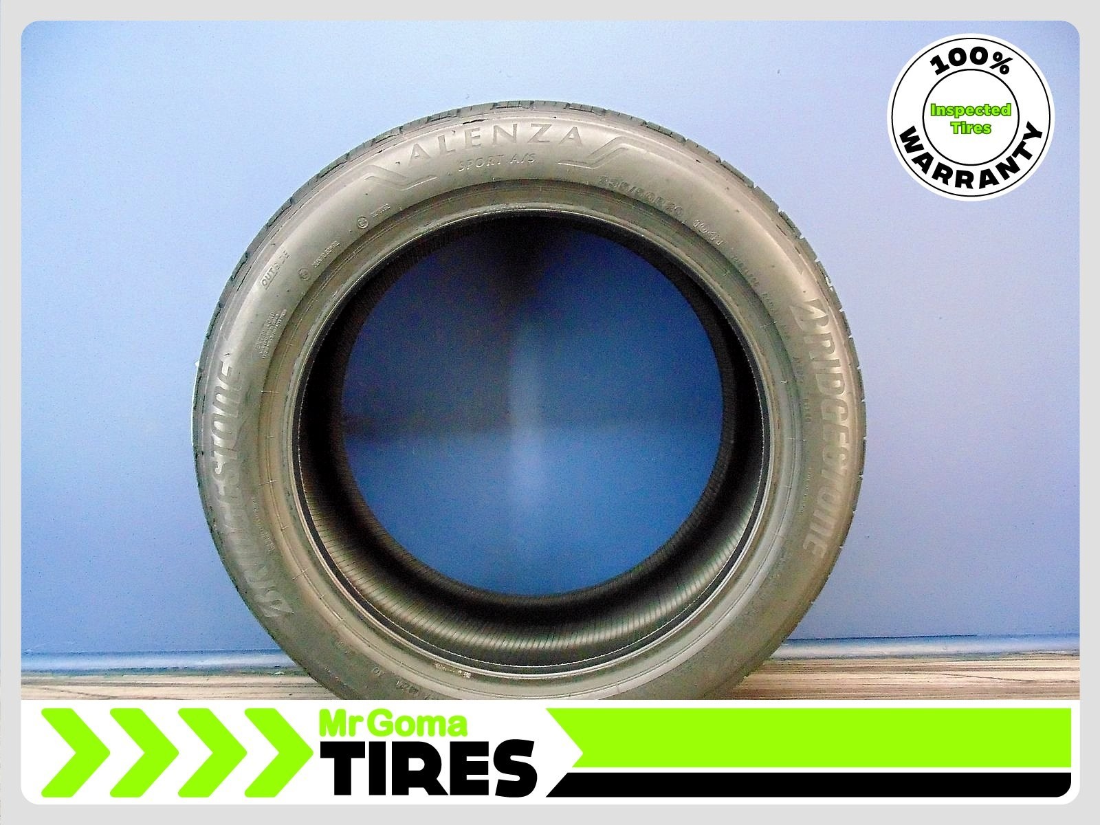 1 Bridgestone Alenza Sport A/S AO XL 235/50R20 104T Tread 7.0/32 2355020