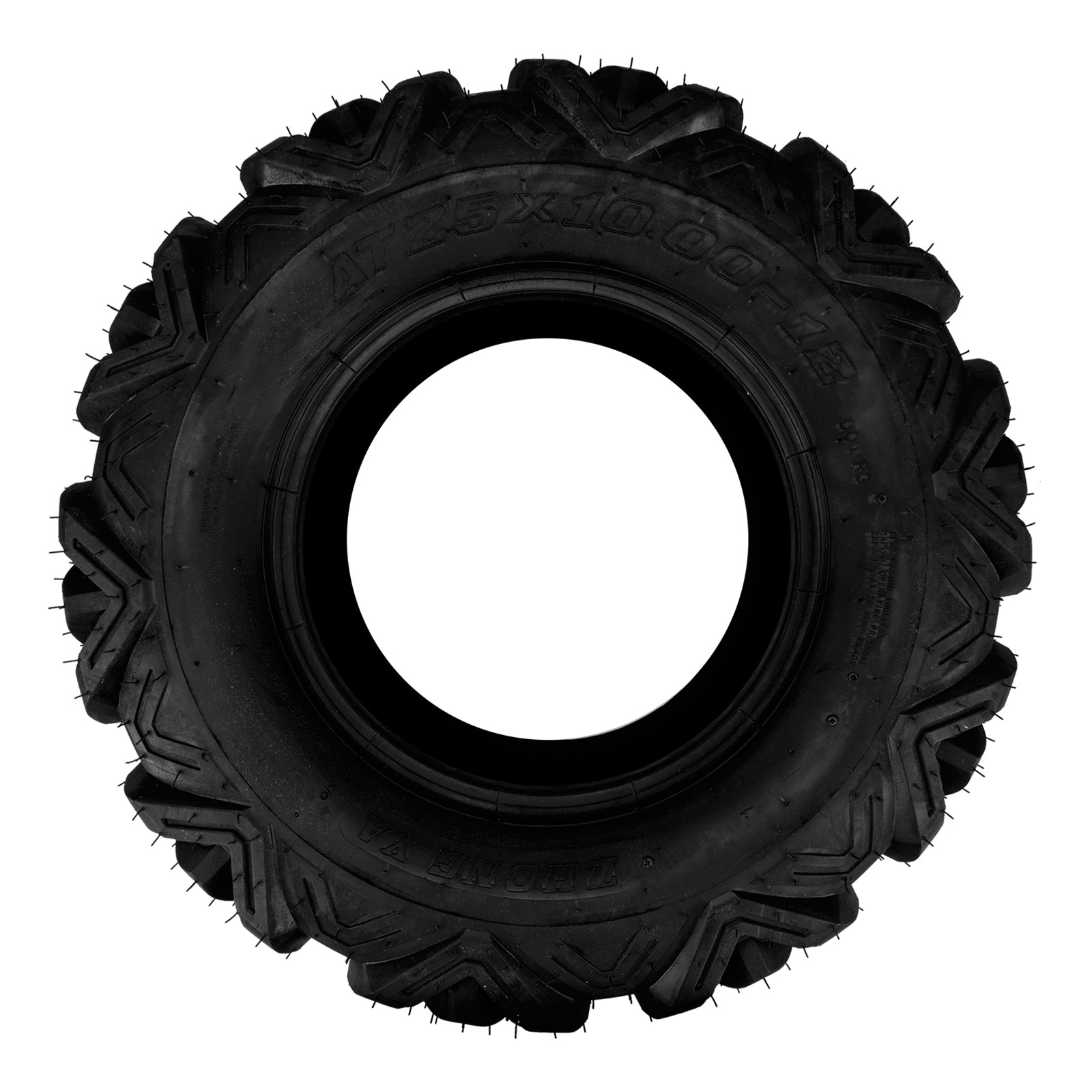 2PCS ATV TIRES 25×10-12 UTV All Terrain Tires 25 10 12 25x10x12 6 Ply