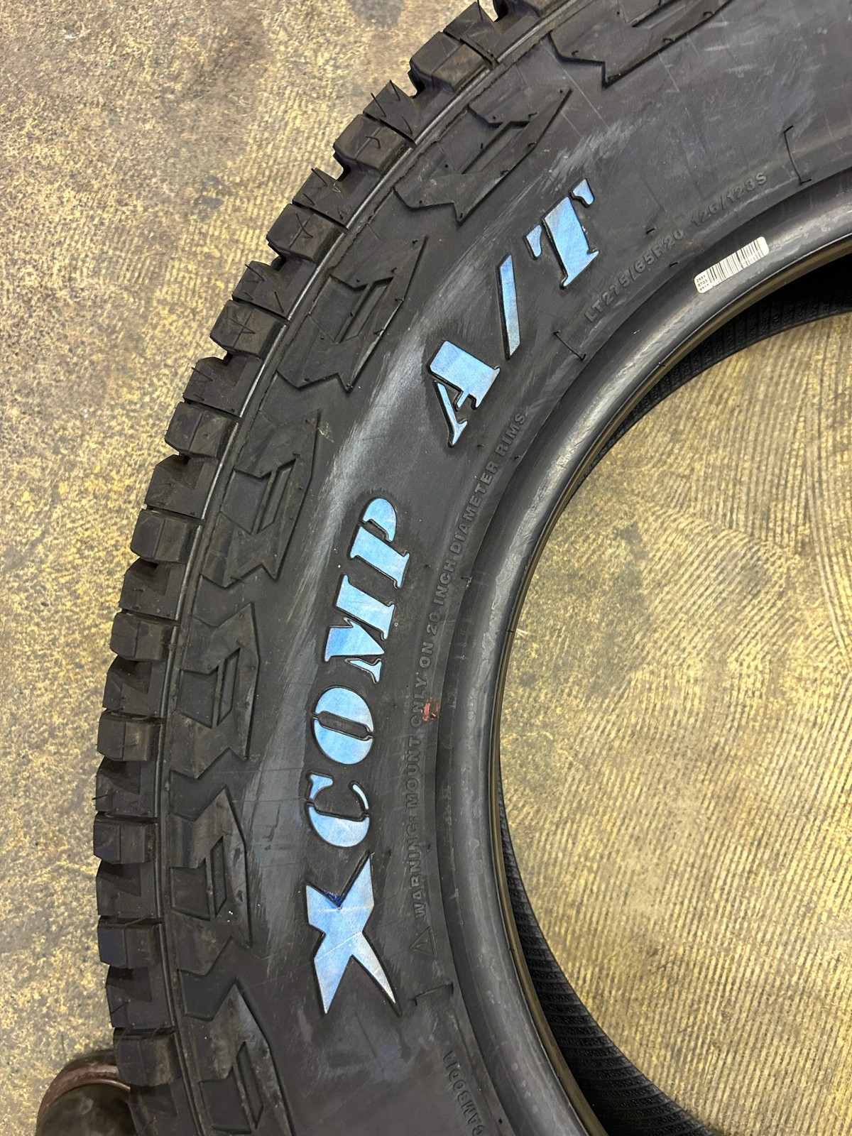 GLADIATOR X COMP A/T RWL LT 275 65 20 126/123S 10PLY MUD TERRAIN TIRE 1932360673